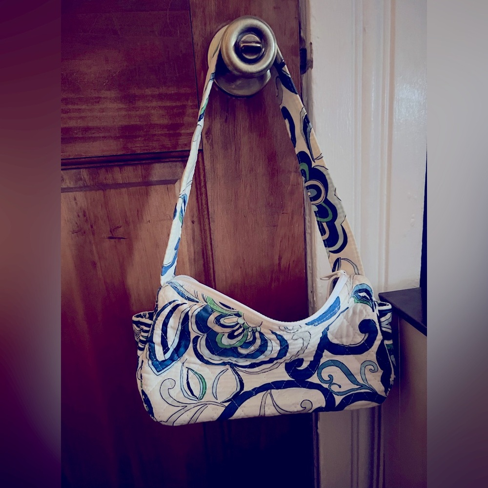 Vera Bradley Mediterranean White Small Bag
